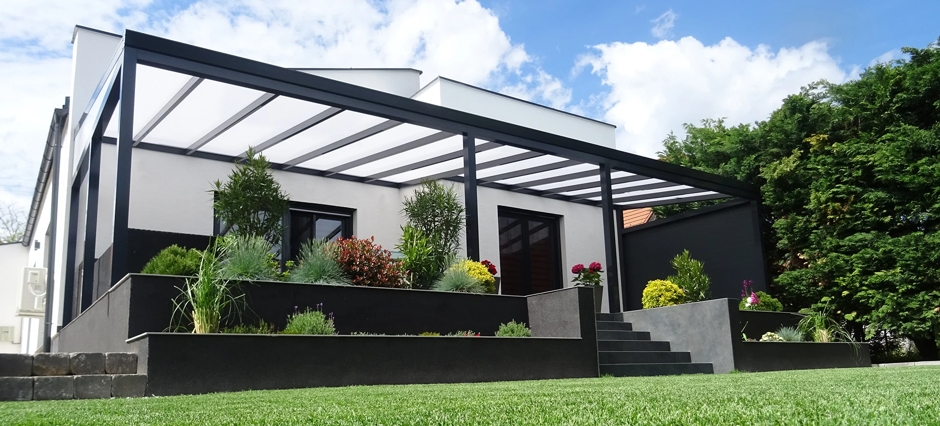 Minőségi alumínium pergola árnyékoló Bratislavában