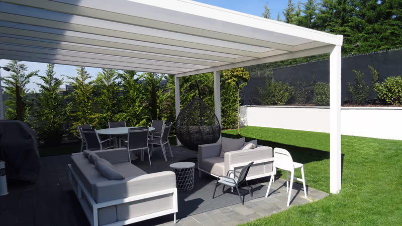Economic Class pergola 16 mm-es polikarbonát tetővel