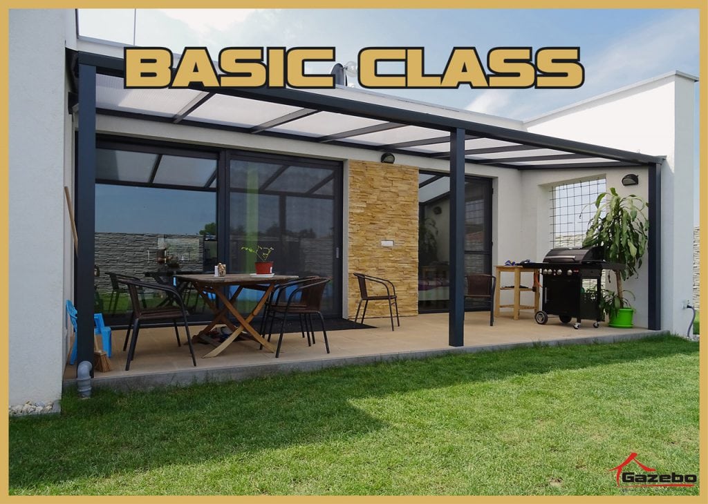 Basic class – alumínium pergolák