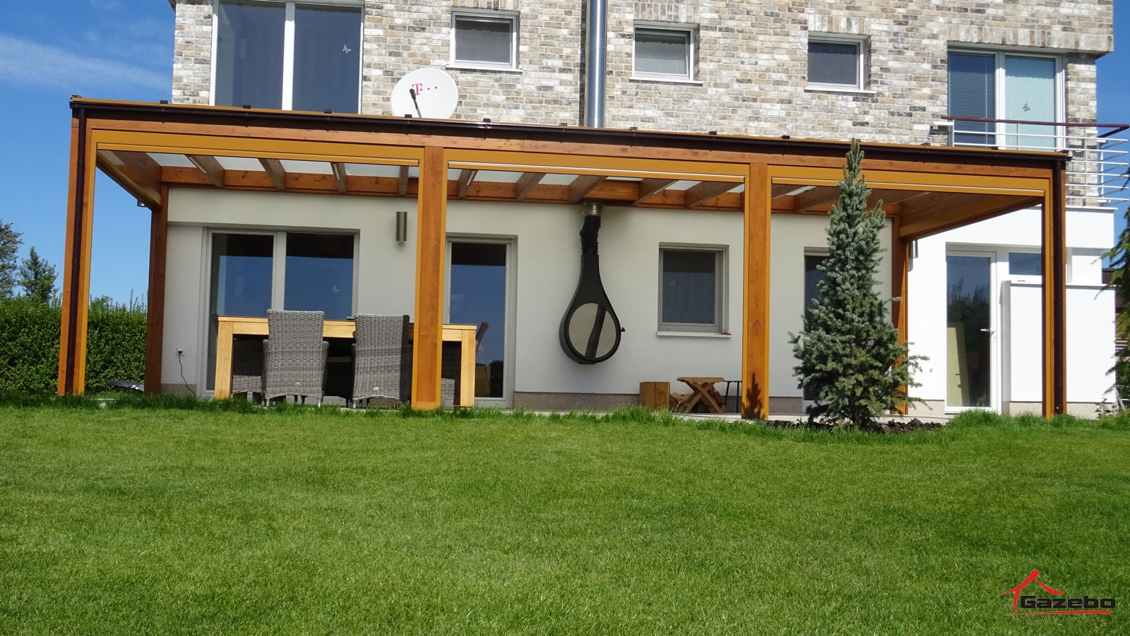 drevena pergola milano